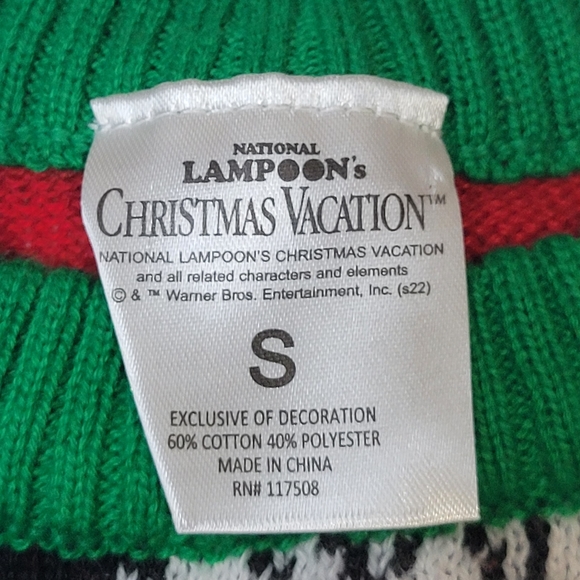 Christmas sweater led light lampoons "the holiday is gonna be lit" - Picture 4 of 4